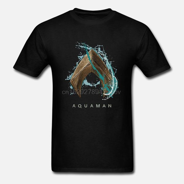 

aquaman water shield logo 2020 movie officially licensed t-shirt sm-5xl