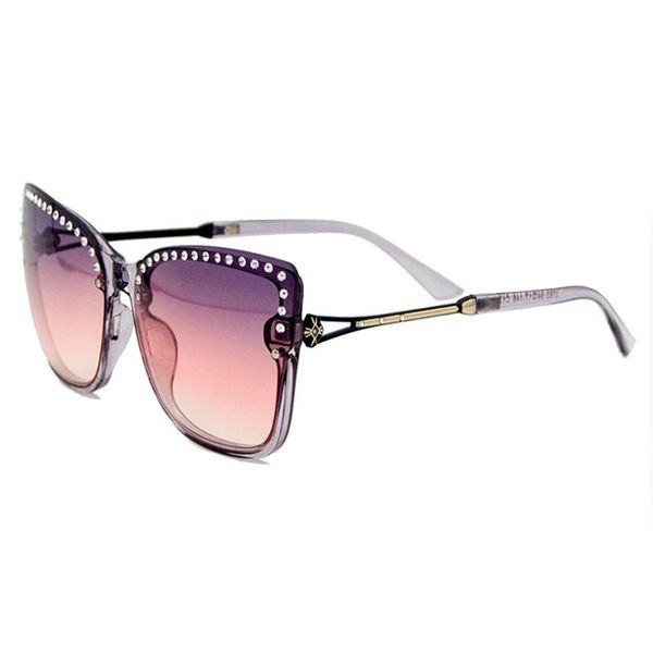 

sunglasses 2021 oversive women butterfly frame retro alloy temple fashion brand designer plastic material lenses uv400 eyewear, White;black