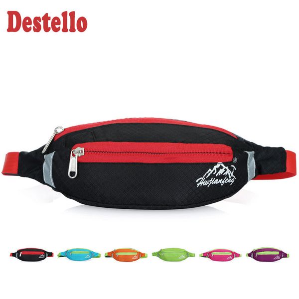 

waterproof man waist bag nylon chest pack travel for women running belt sports bag moblie phone bags pouch pocket chest