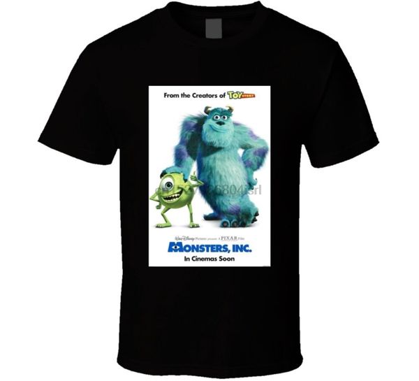 

monsters inc cool 21st century comedy classic movie poster fan t shirt