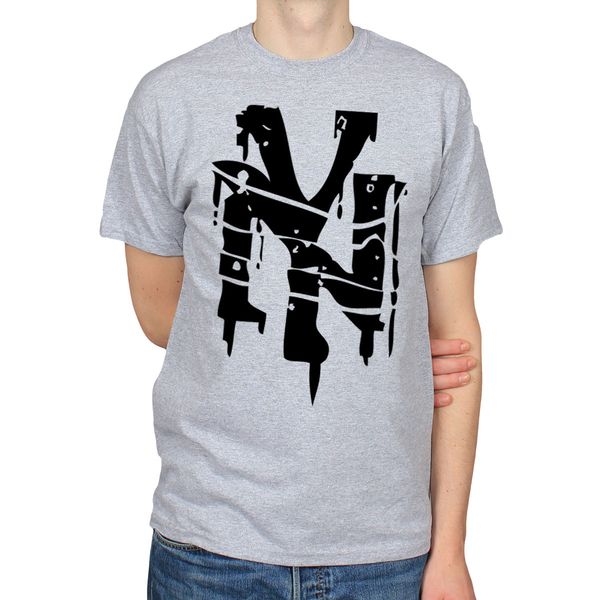 

нью-йорк капает нью-йорк сити stencil граффити street art сцены logo mens t-shirt tee смешные короткие рукава хлопок футболки
