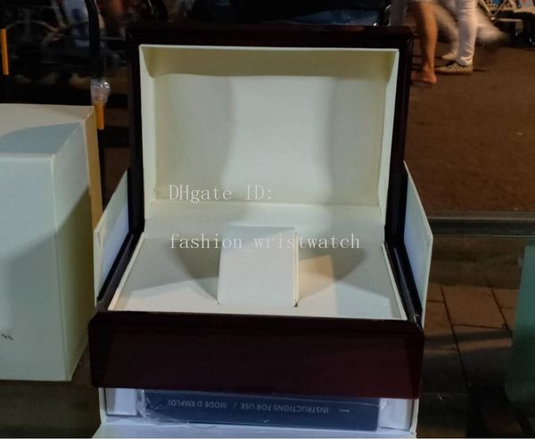 Red Wood Box сумка сертификат Luxury Watches Традиционные L2.673.4.78.3 подарков для дам Мужские Оригинальные коробки