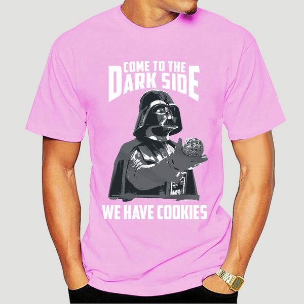 

harajuku streetwear shirt mendarth vader come to the dark side we have cookies black t shirt-5070d