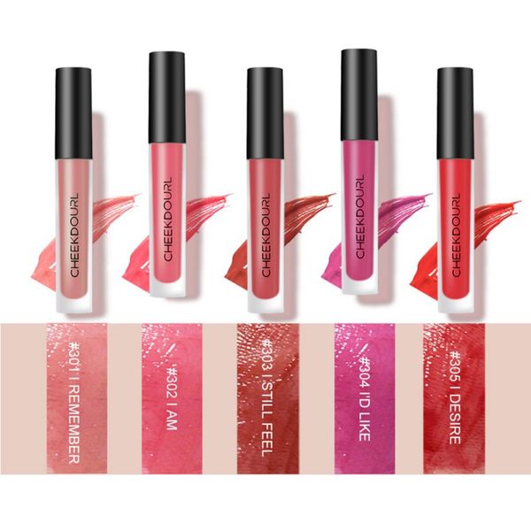 

red matte lipgloss liquid lip gloss matte long lasting waterproof cosmetic keep 24 hours makeup lipgloss # new arrival