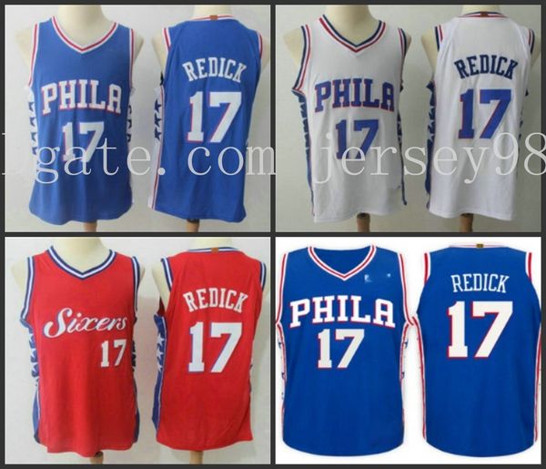 

филадельфия 76ers мужчины # 17 джей-джей redick ретро футбол джерси, Black