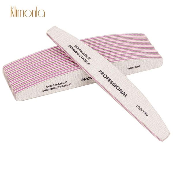 

nail files 10pcs/lot for manicure sanding polishing buffer block uv gel 100/180 grit care tools accessories boat