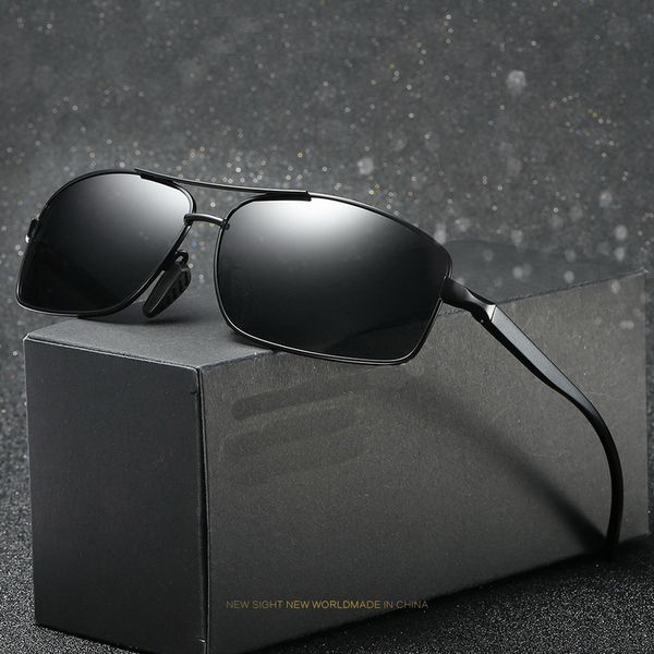 

sunglasses fashion aluminum magnesium legs women men's polarized glasses drive, White;black