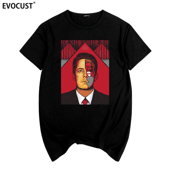 

твин пикс огонь, иди со мной лето печати t-shirt хлопок мужчины футболка new женщины tee