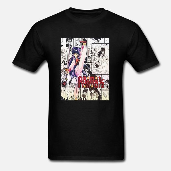 

ранма 1 2 шампунь румико такахаши манга аниме striscia tshirt футболка maglietta
