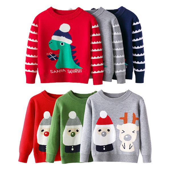 

baby girls boys sweater christmas costume autumn children clothing knitwear boy girl pullover knitted sweater kids sweaters, Blue