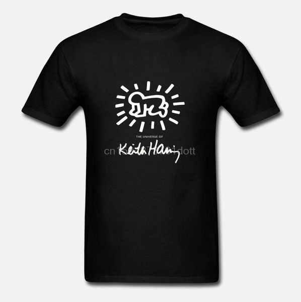 

men's cotton t-shirt with keith haring