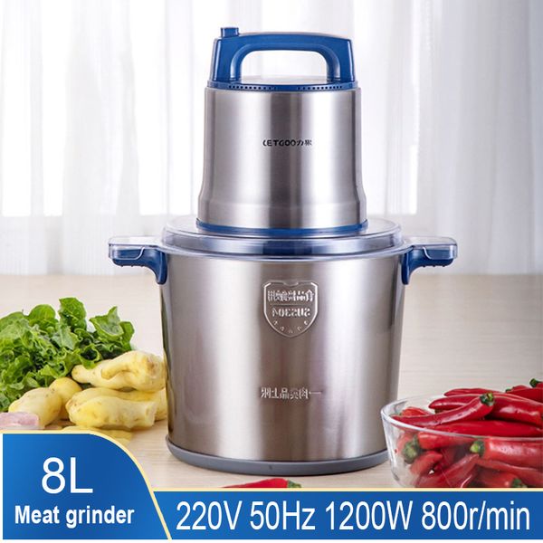 

meat grinders 8l stainless steel grinder electric automatic household processor