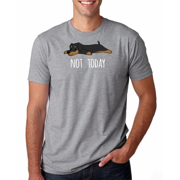 

love cute dog dachshund t-shirt for men plus size custom team tshirt