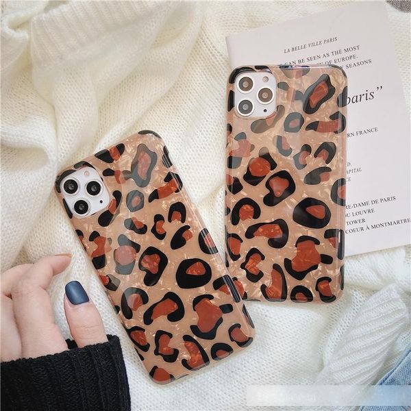 

new trend wild leopard print moble phone case for iphone 11 7 8 plus x xr tpu protection cover, on iphone 11 pro max shell
