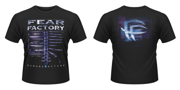 

fear factory 'demanufacture album' t-shirt - new & official t-shirt novelty cool men's short sleeve t shirt