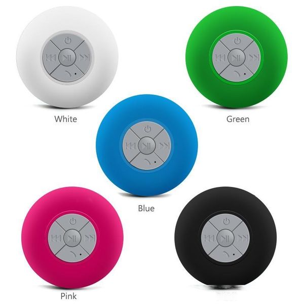 

mini portable waterproof wireless bluetooth speaker car handsreceive call music suction phone mic for ip 7 8 samsung s8