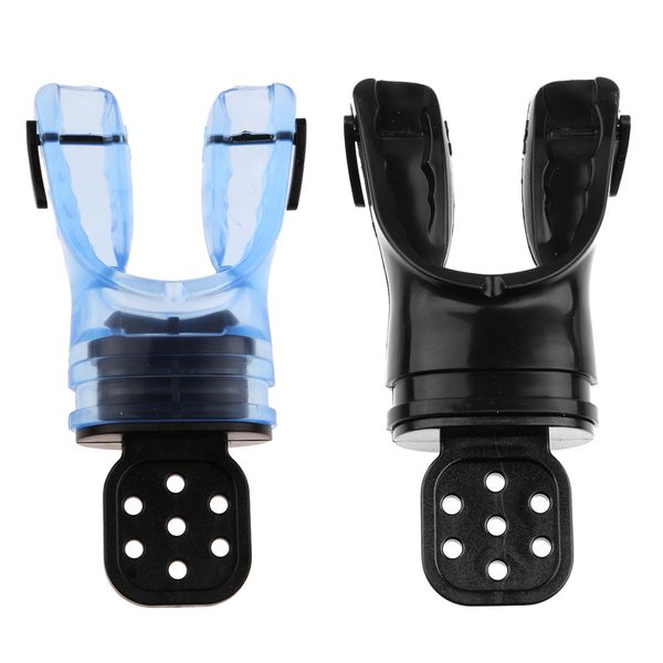 

2 pieces silicone scuba diving snorkel standard mouthpiece regulator