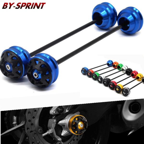 

for s1000r s1000rr hp4 motorcycle cnc front rear axle fork wheel drop ball absorber protector falling protection cap pad