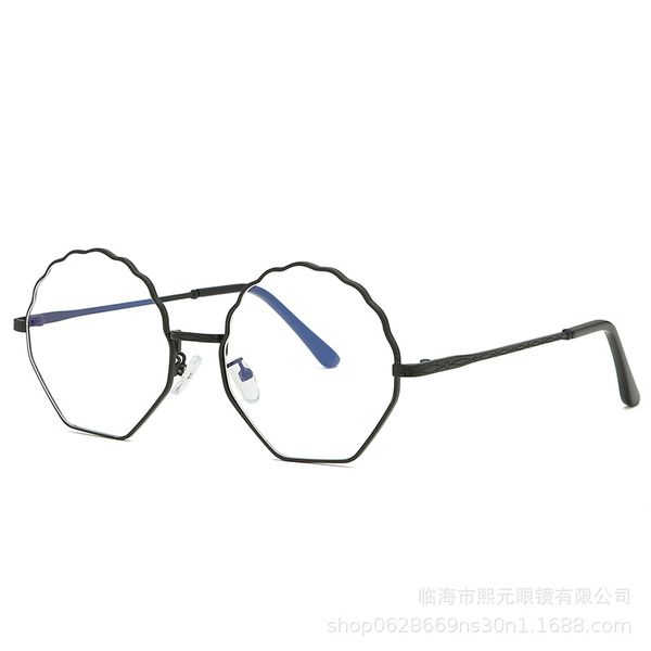 

eyewear frame eyeglasses new style retro round, Black