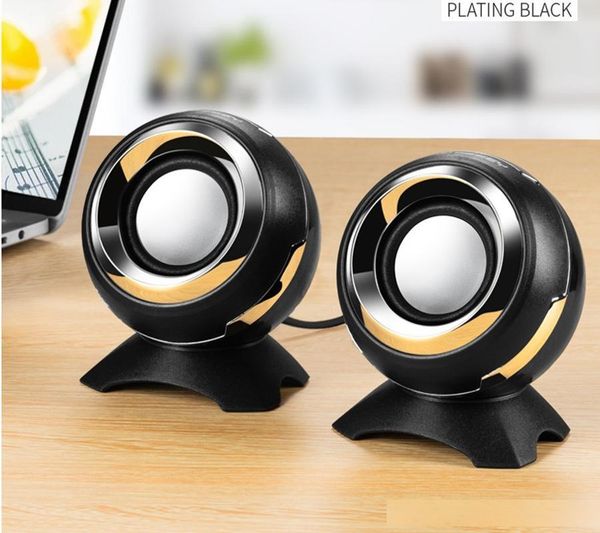 

portable wired mini usb 2.0 computer speakers music stereo for computer deskpc lapnotebook home theater party loudspeake