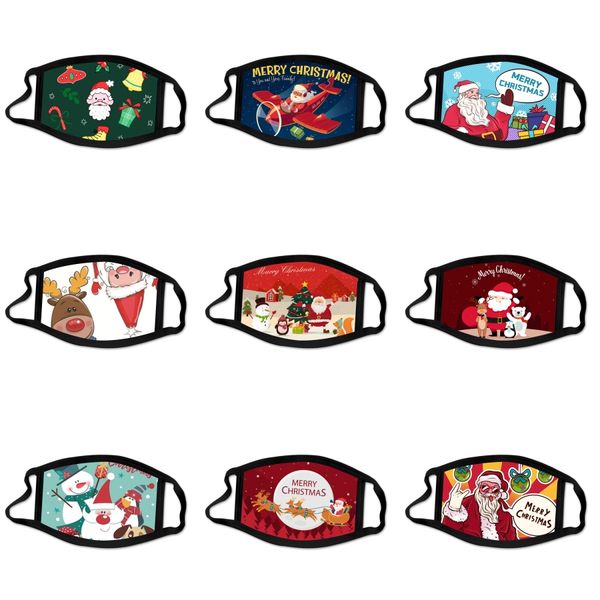 

men and women designer outdoor prints face masks multilayer washable face mouth maskfit breathable prect supplies#186, Black