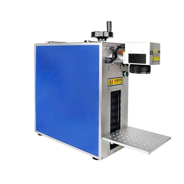 

20w portable deskfiber laser making metal engraving machine for phone lcd separate frame cutting back cover glass separator