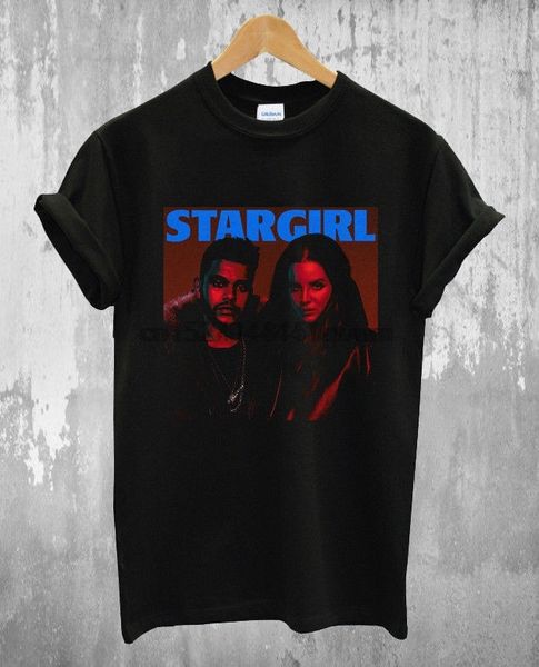 

lana del rey stargirl the weeknd logo black tee мужчины женщины t shirt s m l xl 2xl женщины тенниска