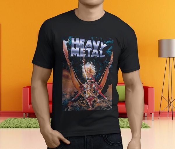 

new popular heavy metal vintage movie poster men's black t shirt size s 4xl 011686