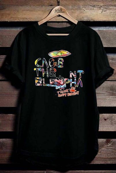

new cage the elephant - thank you happy birthday shirt usa size s-xxxl zm1