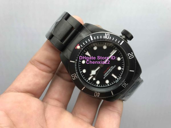 

m79230dk black day watch automatic movment stainless steels black bezel black dial 40mm mens sport watches wrist watches, Slivery;brown