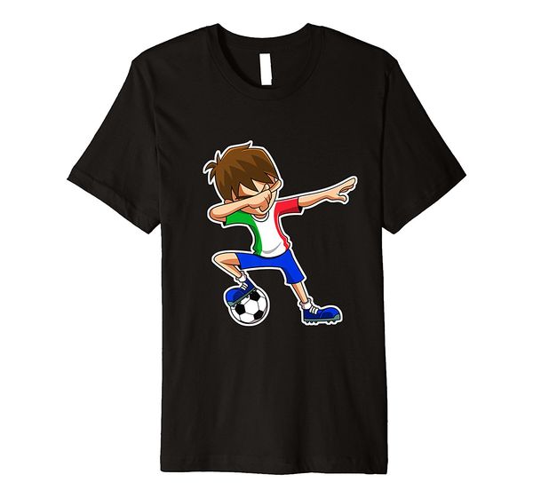 

tshirt homme 2019 new sleeve harajuku dabbing soccers boy jersey shirt, italy flag footballer men t shirts