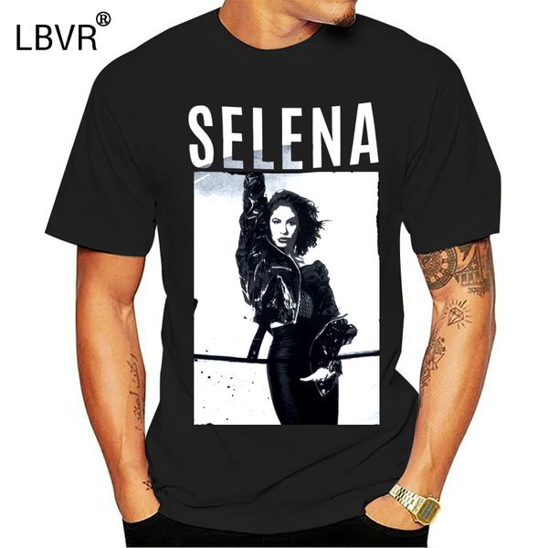 

selena quintanilla concert t-shirt mens tejano music tee black c-life outdoor wear tee shirt