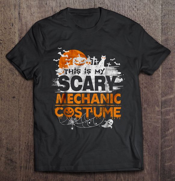 

мужчины футболка это мой scary механика костюм женщины футболка