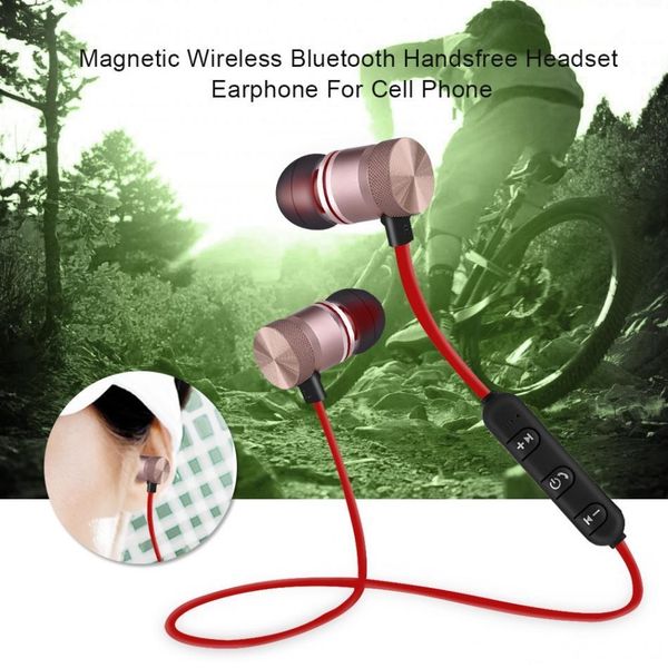 

magnet wireless bluetooth sports earphone for iphone for android
