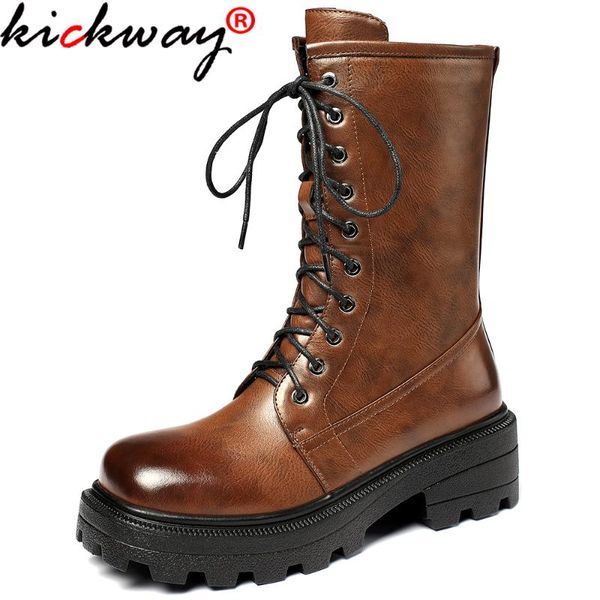 

kickway women warm ankle boots new fashion thick sole casual shoes women winter shoes short snow footwear boots size 34-43, Black