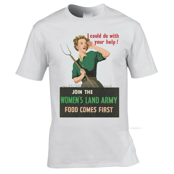

womens land army uk ww2 t-shirt home front world war 2 wwii reenactor teeshirt graphic tee shirt