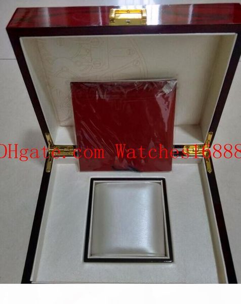 

new 5711 5712 5990 5980 watches box nautilus watch red box papers card wood gift boxes handbag, Black;blue