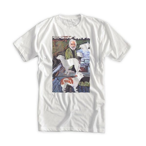 

t-shirt goodfellas full dog boat painting white beefy t superior quality tee shirt