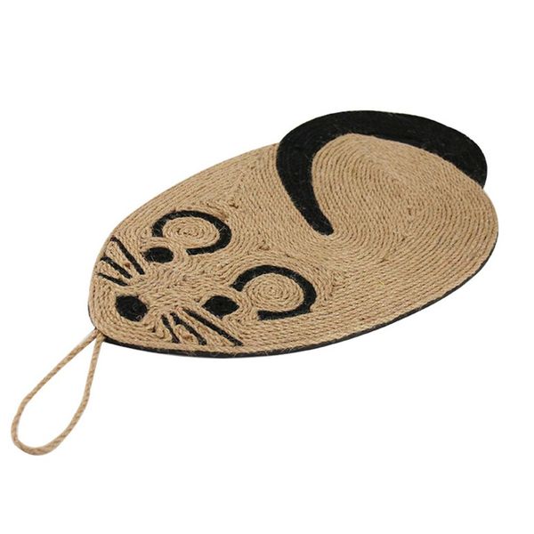 

scratching mouse training interaction protection wall mat scratch cat toys sisal funny pad furniture lounge shaped bbyyel lipper