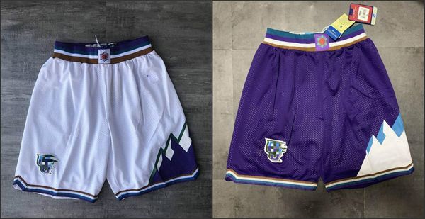 

utah jazz men white statement nba edition swingman basketball shorts, Black