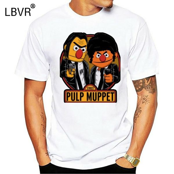 

pulp muppet bert and ernie black t-shirts selling 100 % cotton pride of the creature t shirts print round neck man