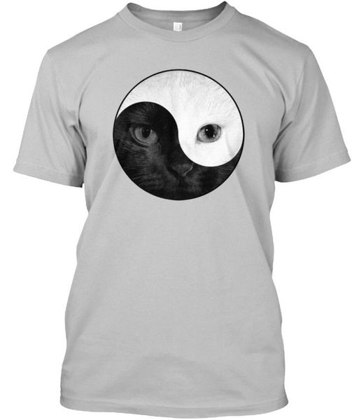 

2019 новые письма печать короткие yin yang cat 3d стандартный мужской t-shirt лето футболки