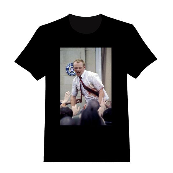 

shaun мертвые # 1 - пользовательские футболки (072) мужская батарея смешного хлопок tops