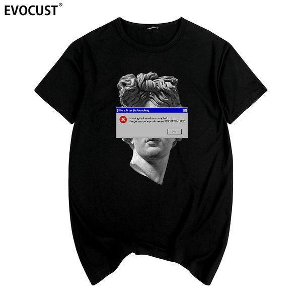 

michelangelo statue david print funny hip hop harajuku t-shirt cotton men t shirt new tee tshirt women