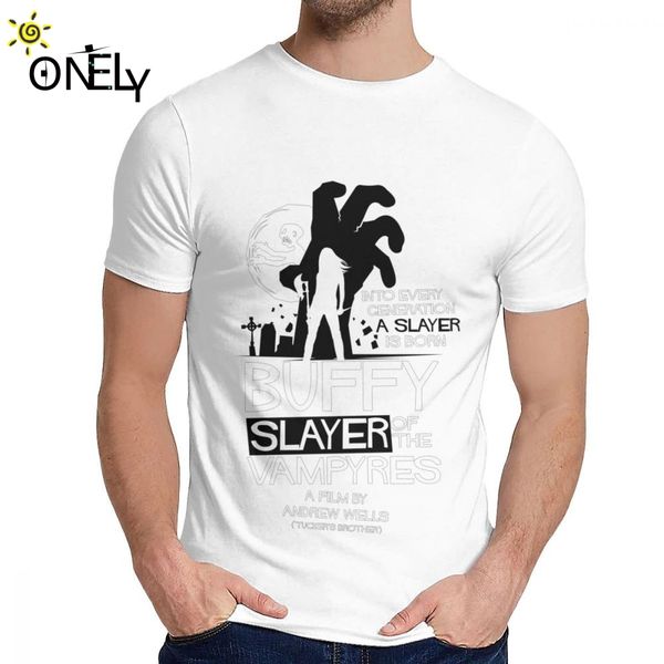 

man t-shirt slayer of the vampyres great leisure round collar retro tee shirt