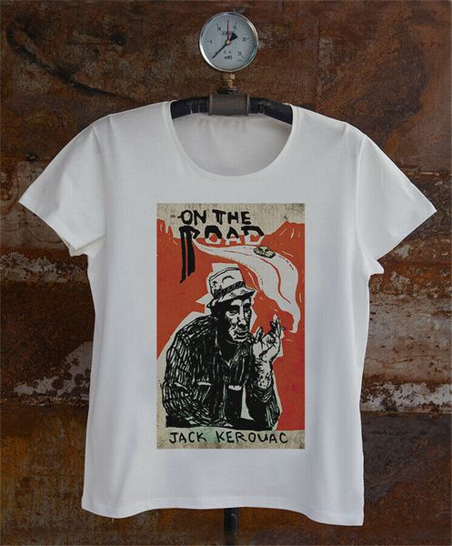 

on the road jack kerouac men's t-shirt clothing teenage pop tee shirt