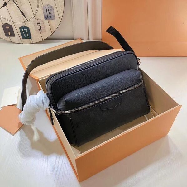 

mens shoulder bags designers messenger bag famous trip bags briefcase fashion flower coated canvas crossbody bag genuine leather five colors