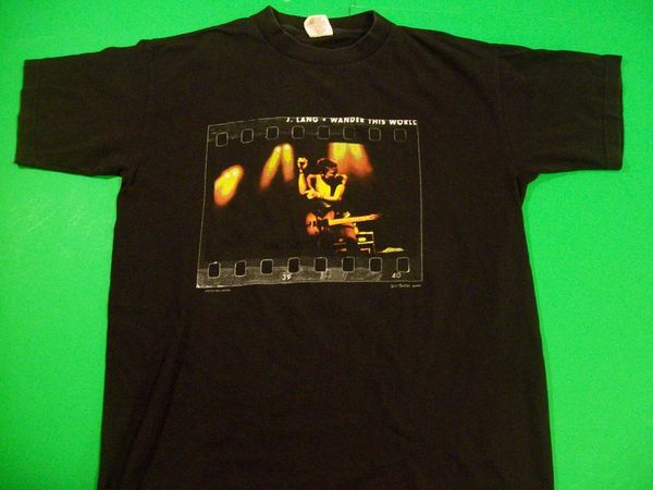 

j. lang wander this world 1999 concert tour vintage medium t-shirt