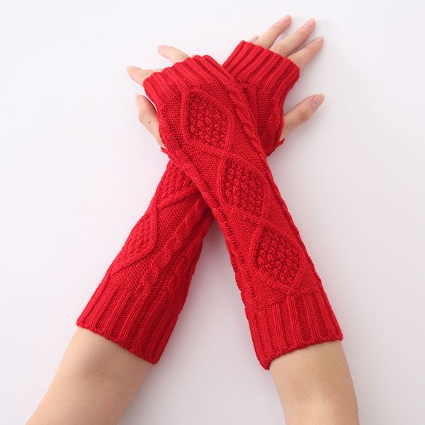 

yoziron fashion woman spring autumn winter gloves polyester women solid opera mittens, Blue;gray