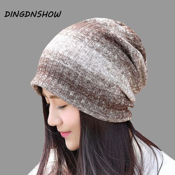 

dingdnshow] brand winter hat шапочка для взрослого хлопка bonnet дамы нашивки 2020 skullies cap трикотажные hat для женщин, Blue;gray
